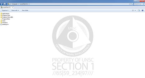 Halo ONI Logo Explorer Background for Windows 7