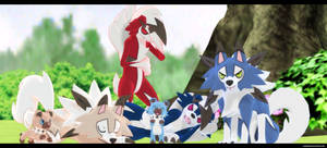 MMD Sun and Moon: Lycanroc and Rockruff