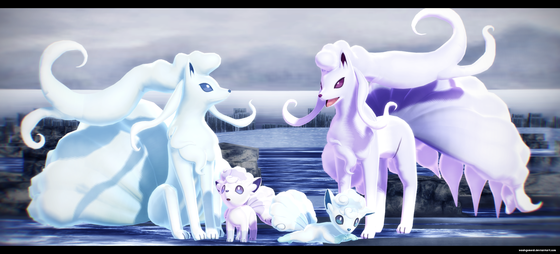 MMD: Alolan Ninetales Vulpix