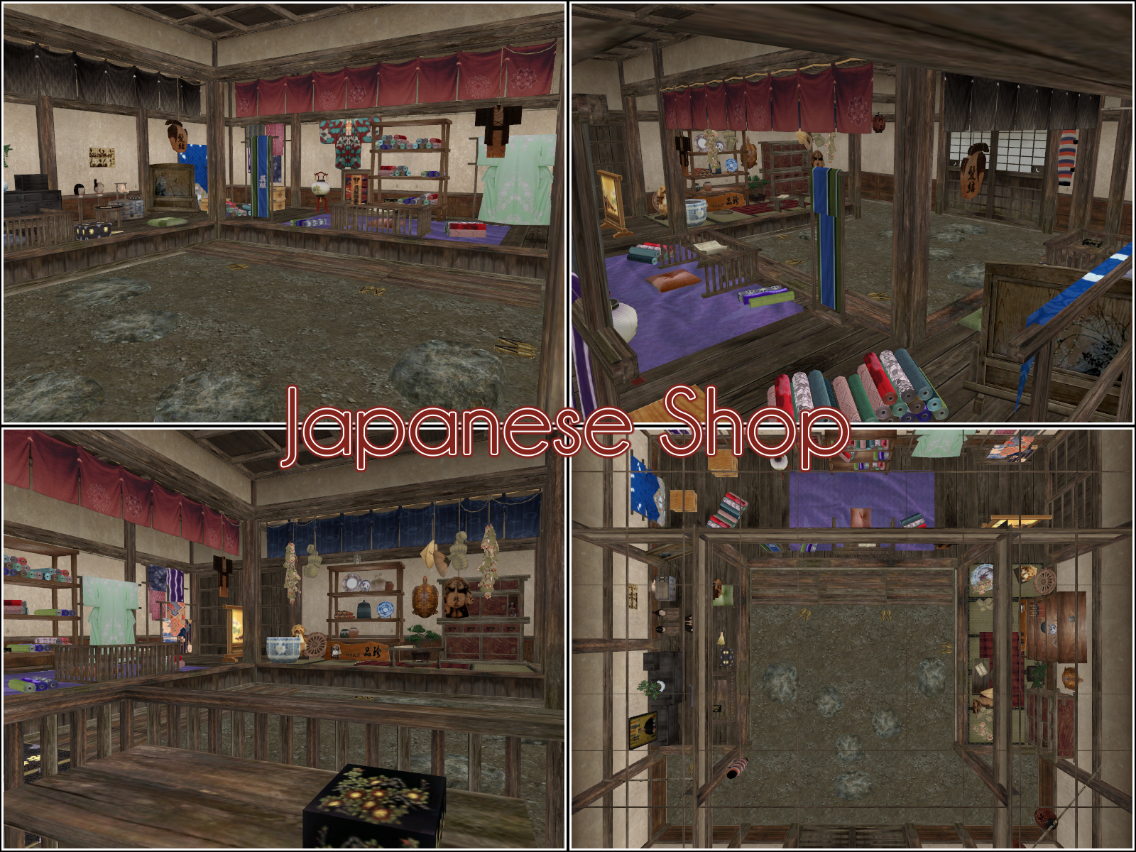 MMD Stage: Japanese Shop