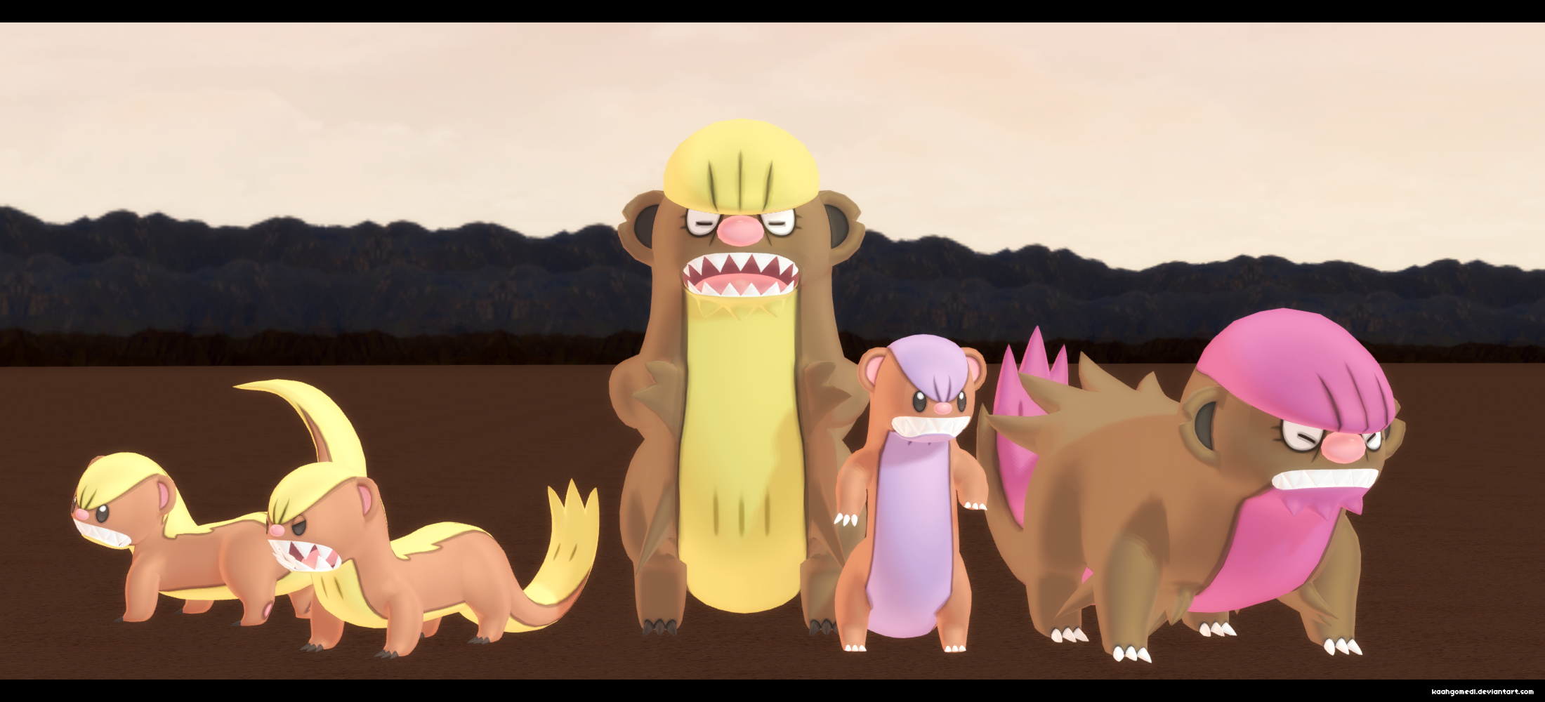 MMD Pokemon: Gumshoos Youngoos