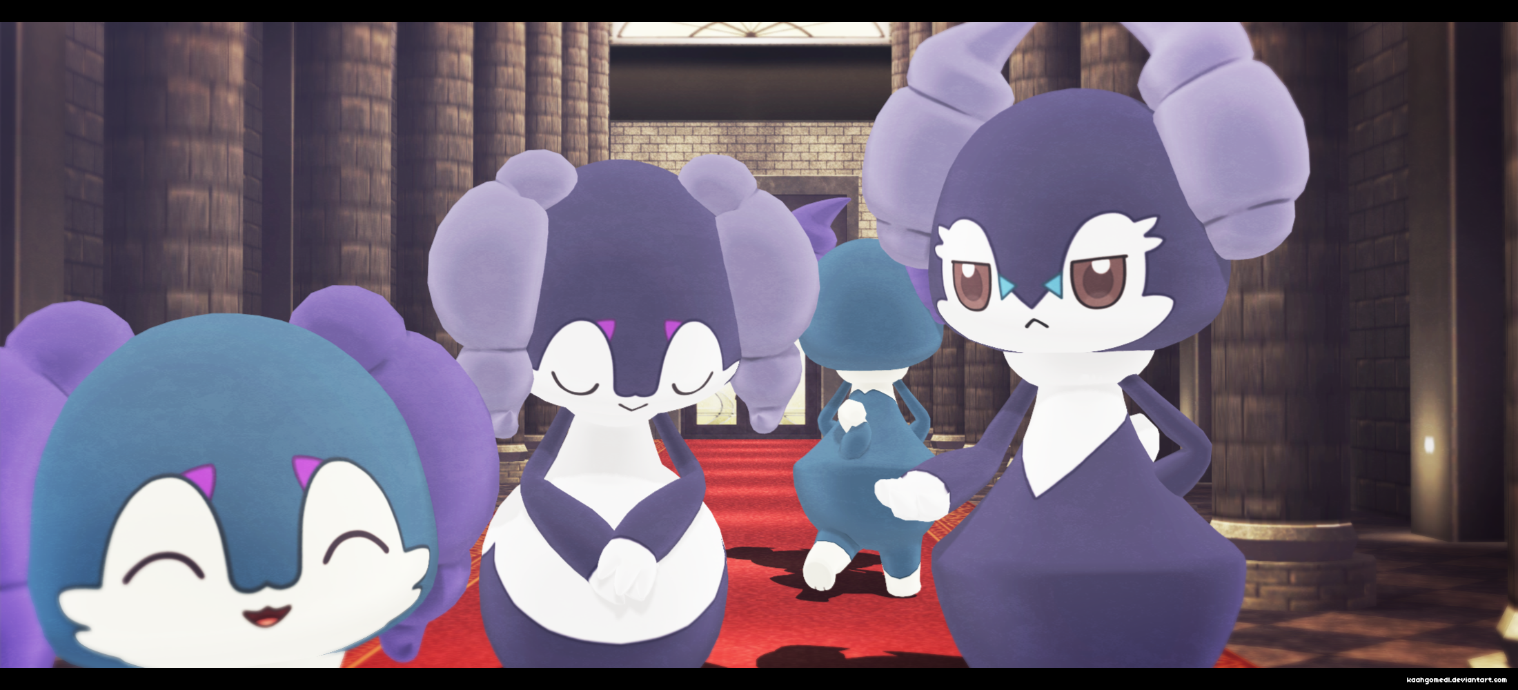 Mmd Pokemon Indeedee By Kaahgomedl On Deviantart