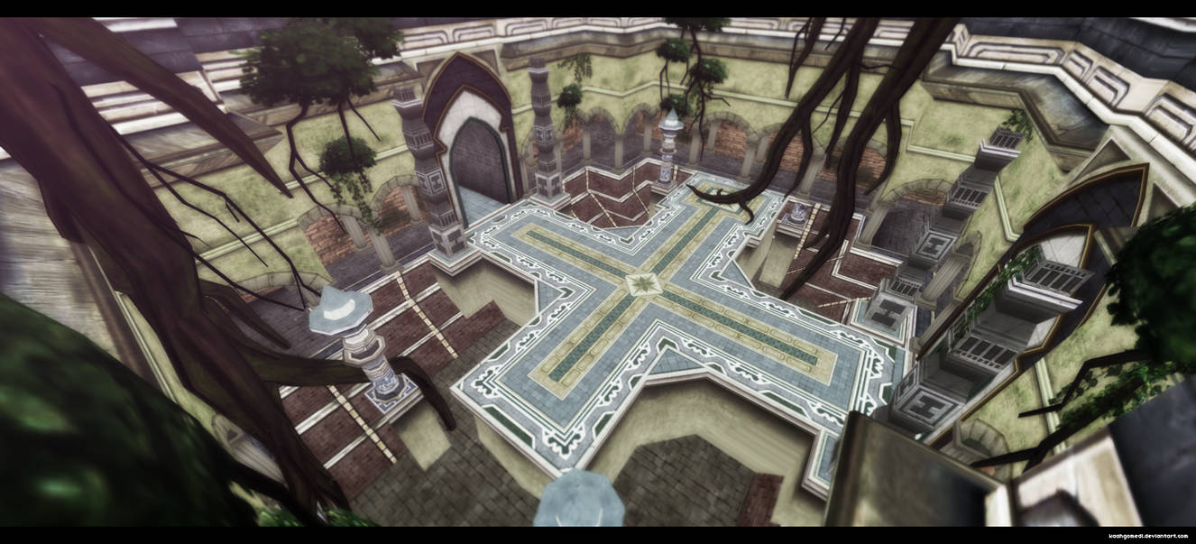 MMD: Abandoned temple by kaahgomedl on DeviantArt