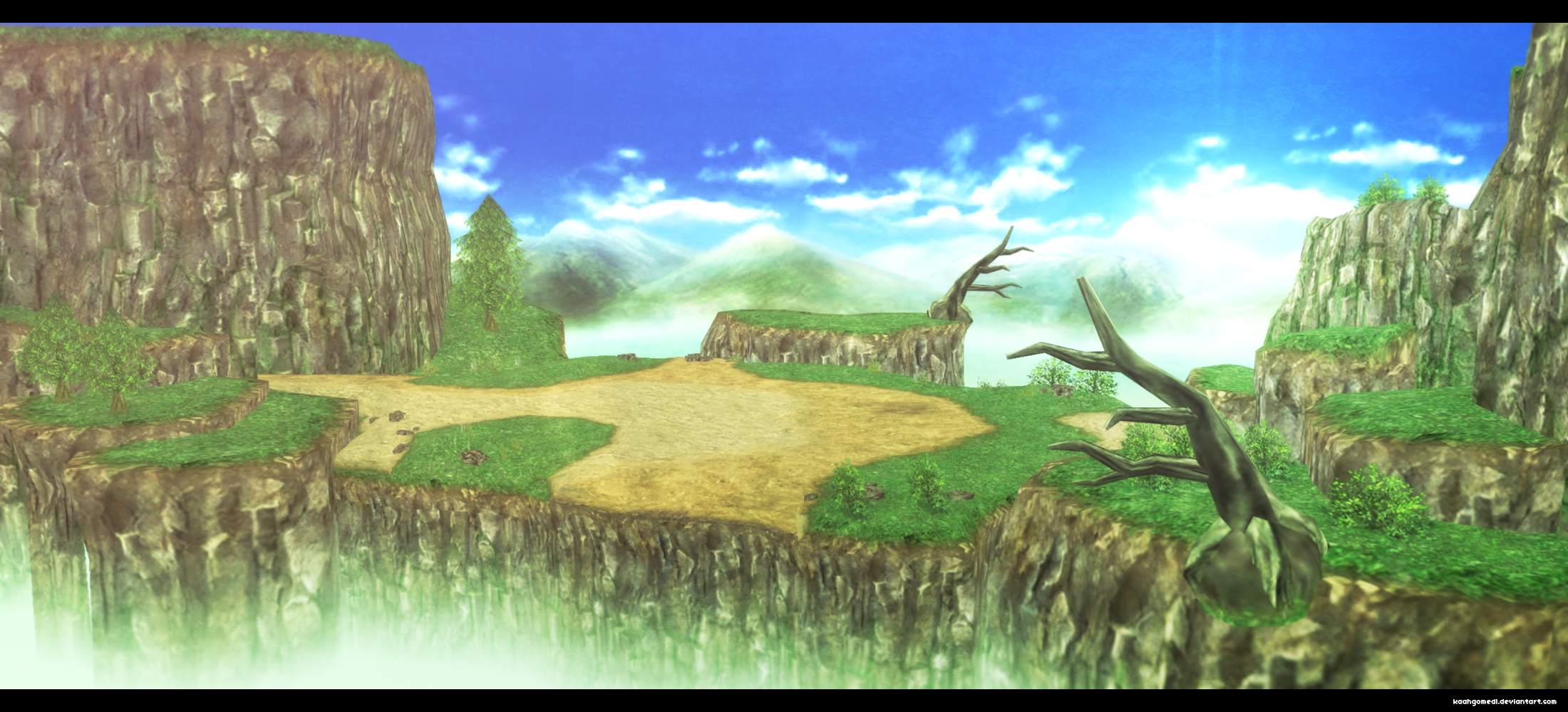 MMD: Cliff path by kaahgomedl on DeviantArt