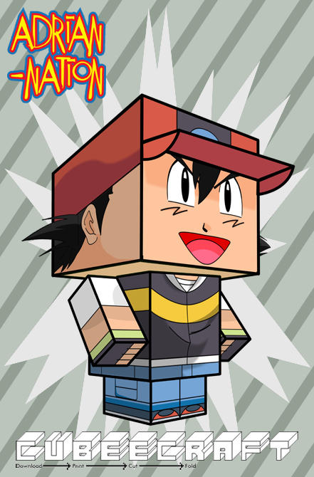 Ash Ketchum-Satoshi template by ADRIAN-NATION on DeviantArt