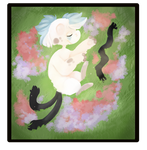 Asleep in the flowers by TheCrazyCatCow