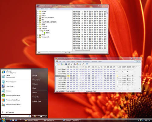 hide userpicture of startpanel