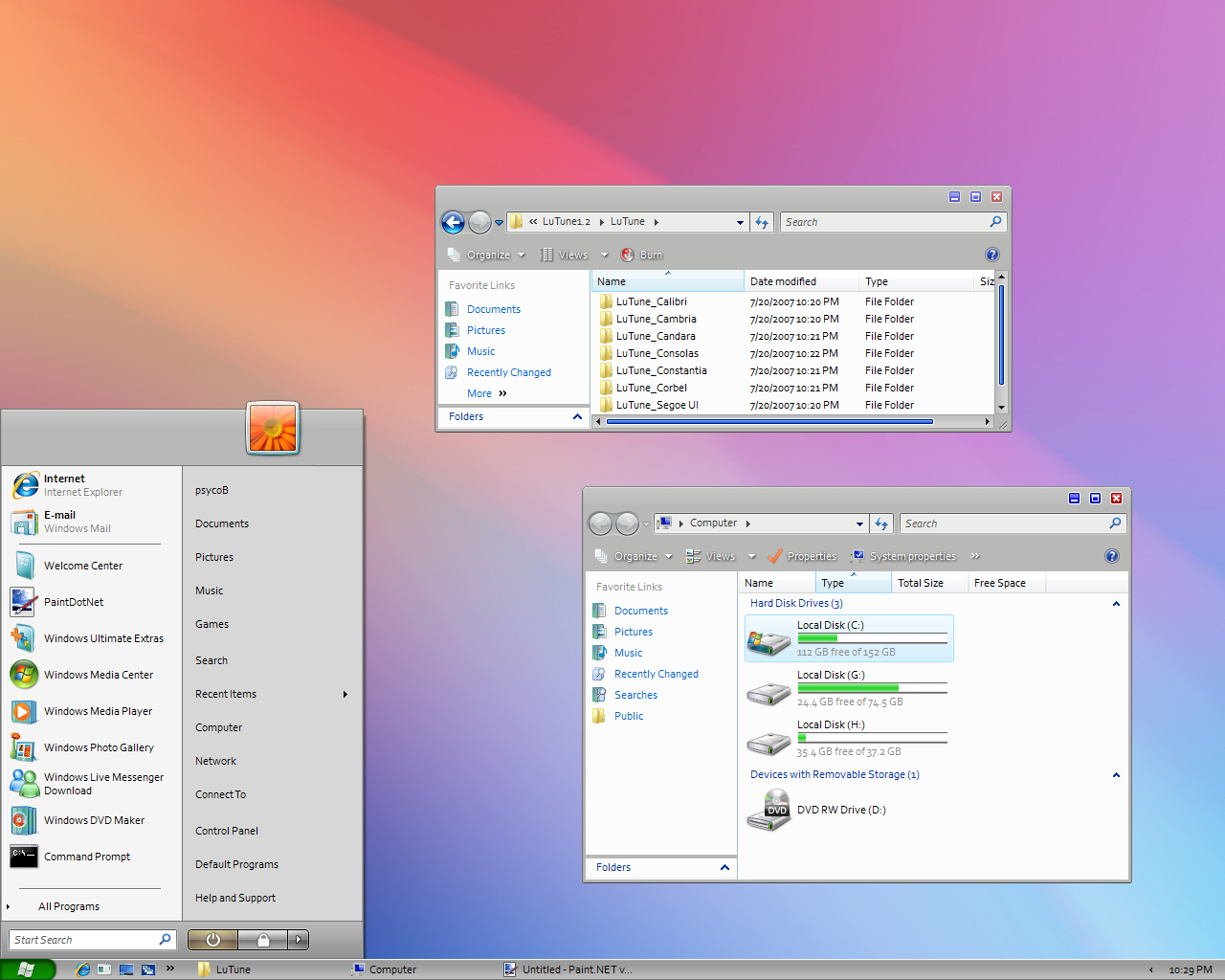 LuTune for Vista Basic