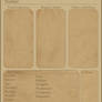 Character reference sheet template
