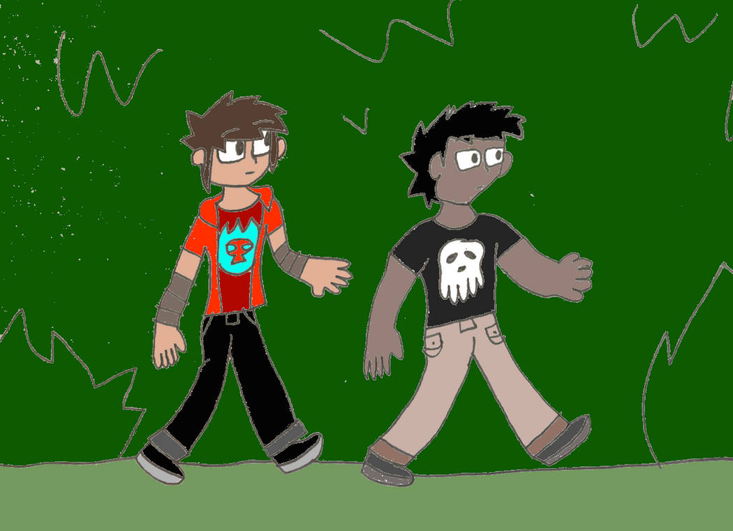 Kyle and Alejandro Strolling by SuperSaiyanPlusUltra on DeviantArt