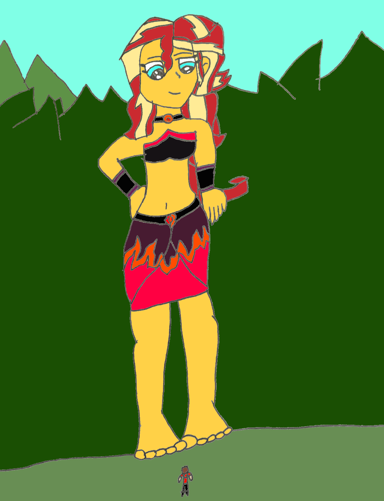 Enter Sunset Shimmer by SuperSaiyanPlusUltra on DeviantArt