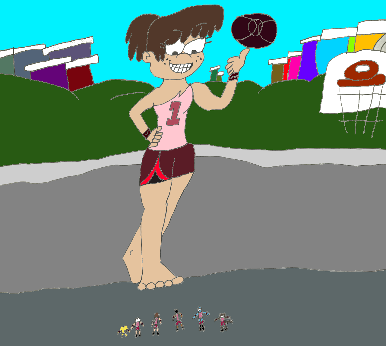 Lynn Against 6 by SuperSaiyanPlusUltra on DeviantArt
