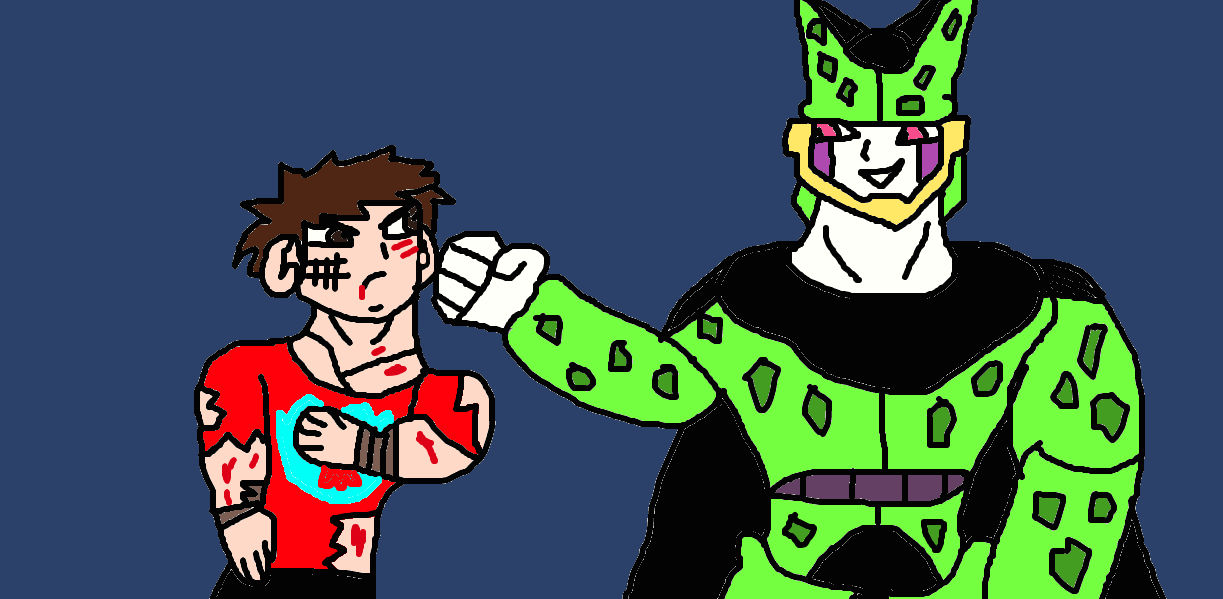 Cell Defeats Kyle by SuperSaiyanPlusUltra on DeviantArt