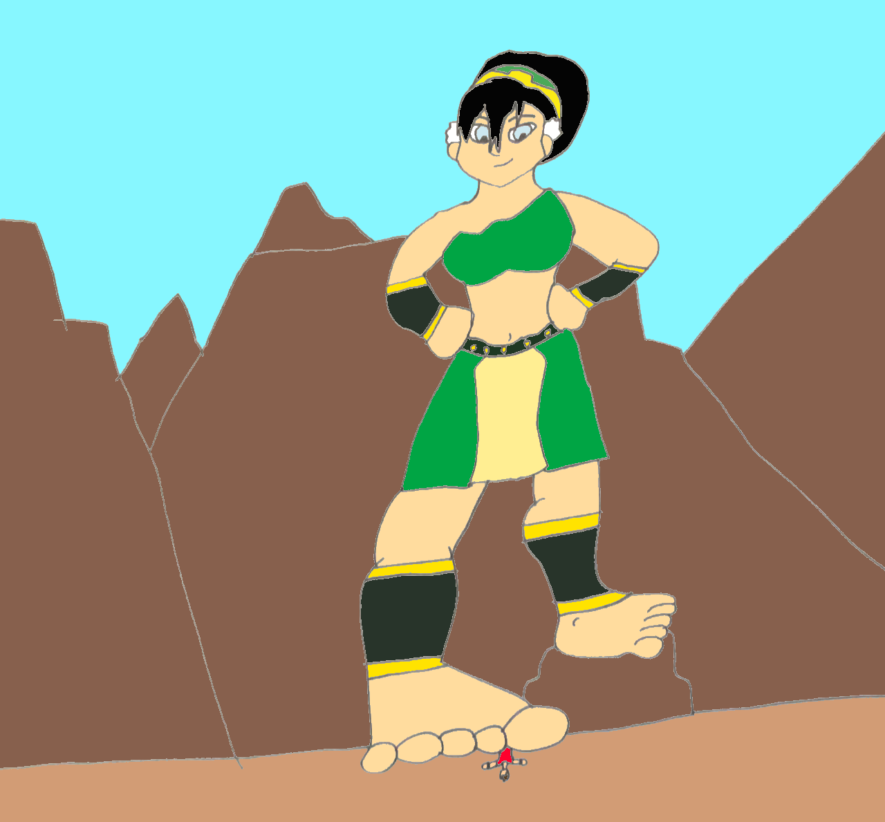 Hard Training With Giantess Toph by SuperSaiyanPlusUltra on DeviantArt