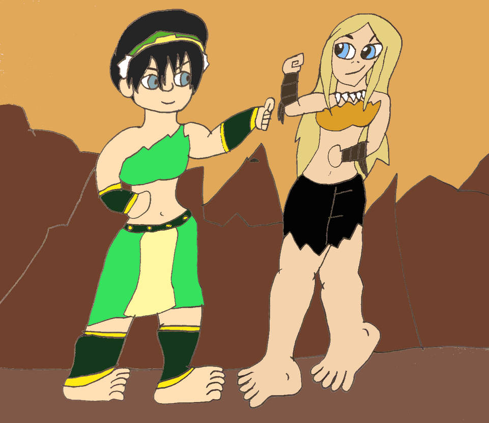 Toph and Terra Sparring by SuperSaiyanPlusUltra on DeviantArt