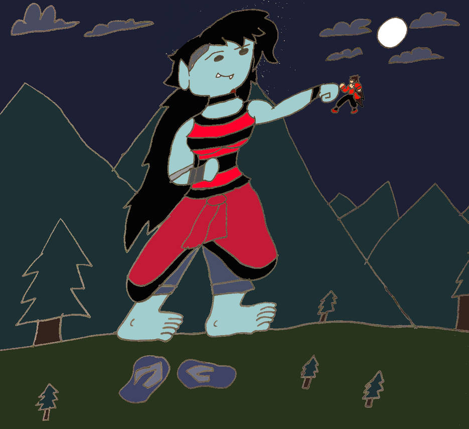 Training With His Giantess Vampire Wife by SuperSaiyanPlusUltra on ...