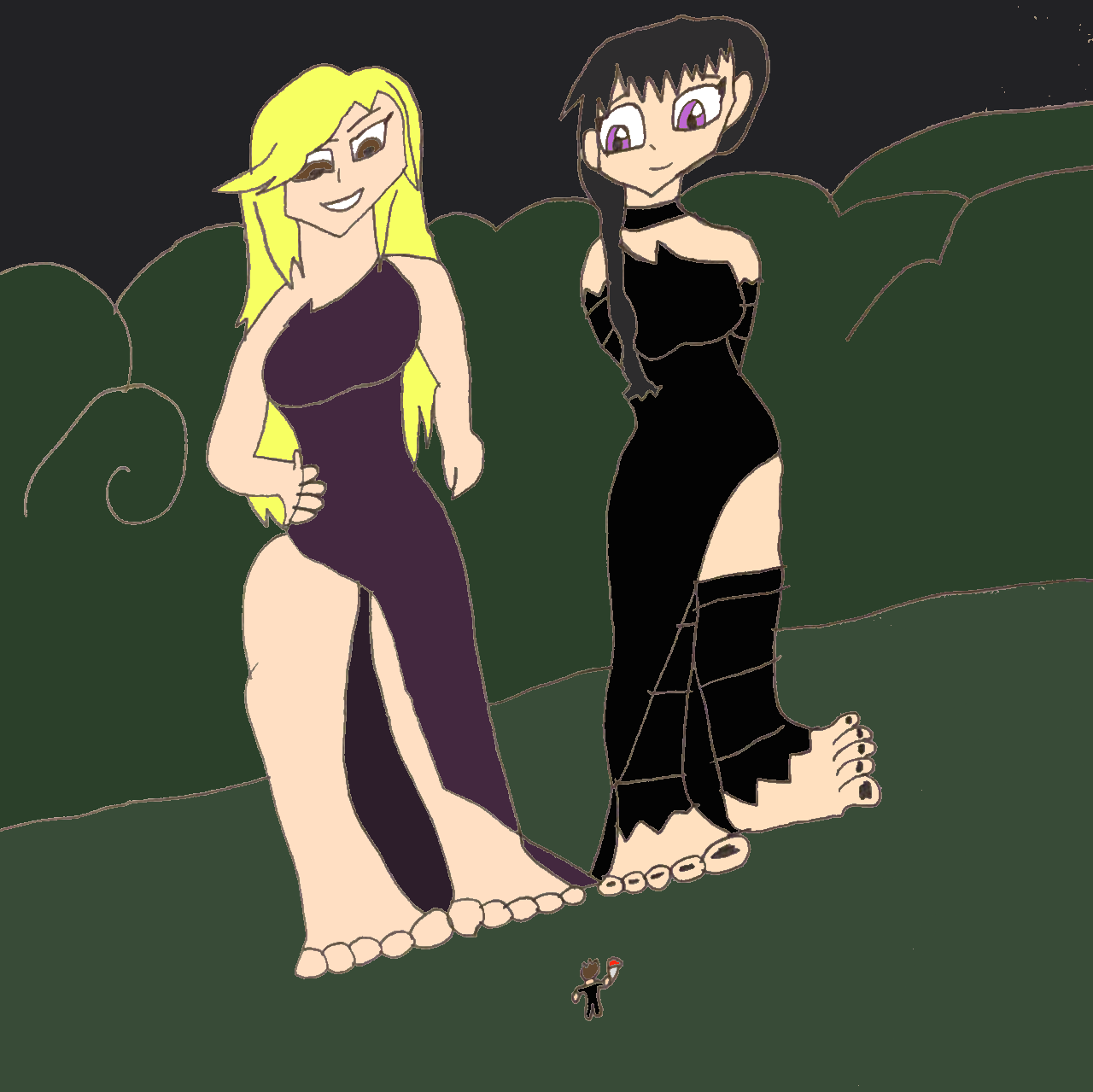 A Date With Arisa and Saki by SuperSaiyanPlusUltra on DeviantArt