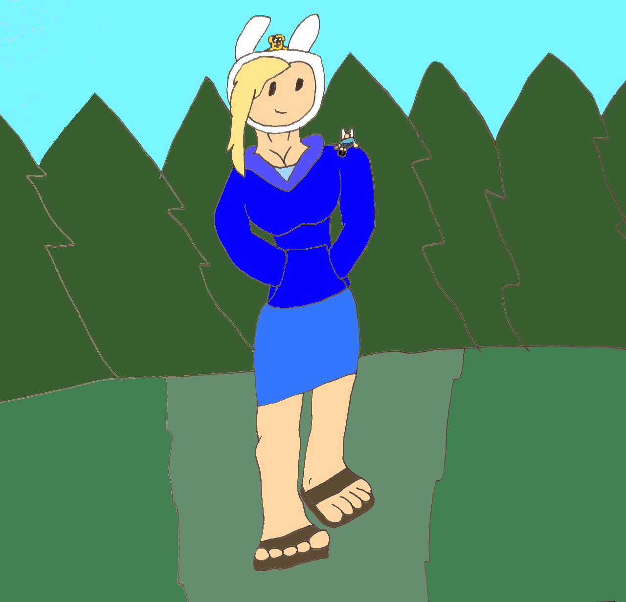 Fiona and Her Little Bros by SuperSaiyanPlusUltra on DeviantArt