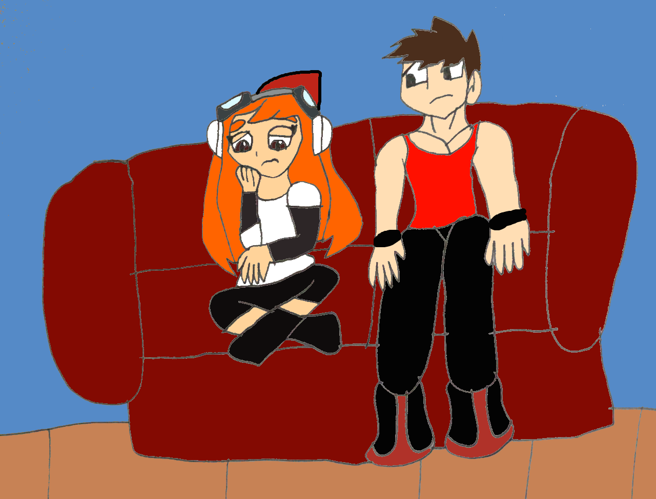Kyle Comforts Meggy by SuperSaiyanPlusUltra on DeviantArt