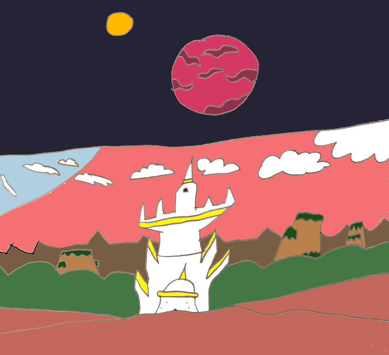 Planet Escaro ((2021)) by SuperSaiyanPlusUltra on DeviantArt