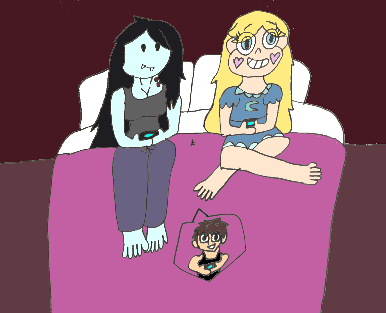 Video Game Night by SuperSaiyanPlusUltra on DeviantArt