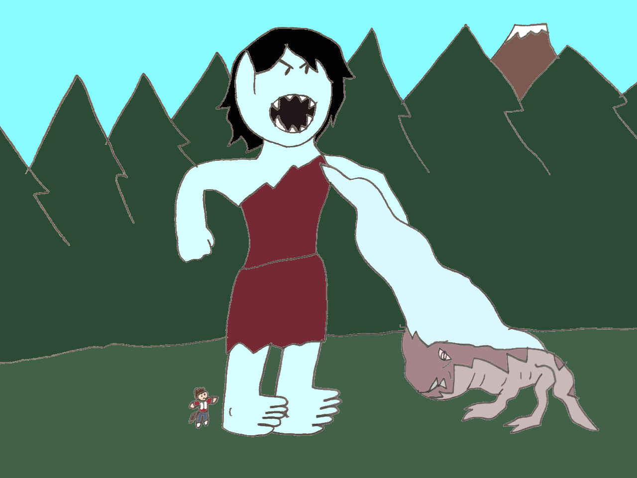 Childhood - Marcy Protects Kyle by SuperSaiyanPlusUltra on DeviantArt