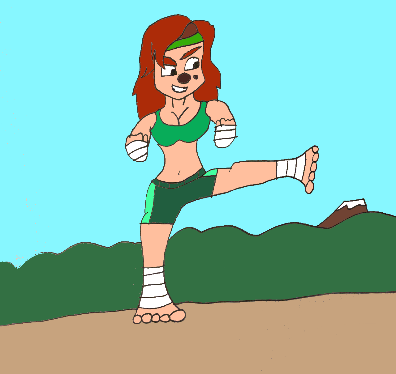 Giantess Roxanne Training by SuperSaiyanPlusUltra on DeviantArt
