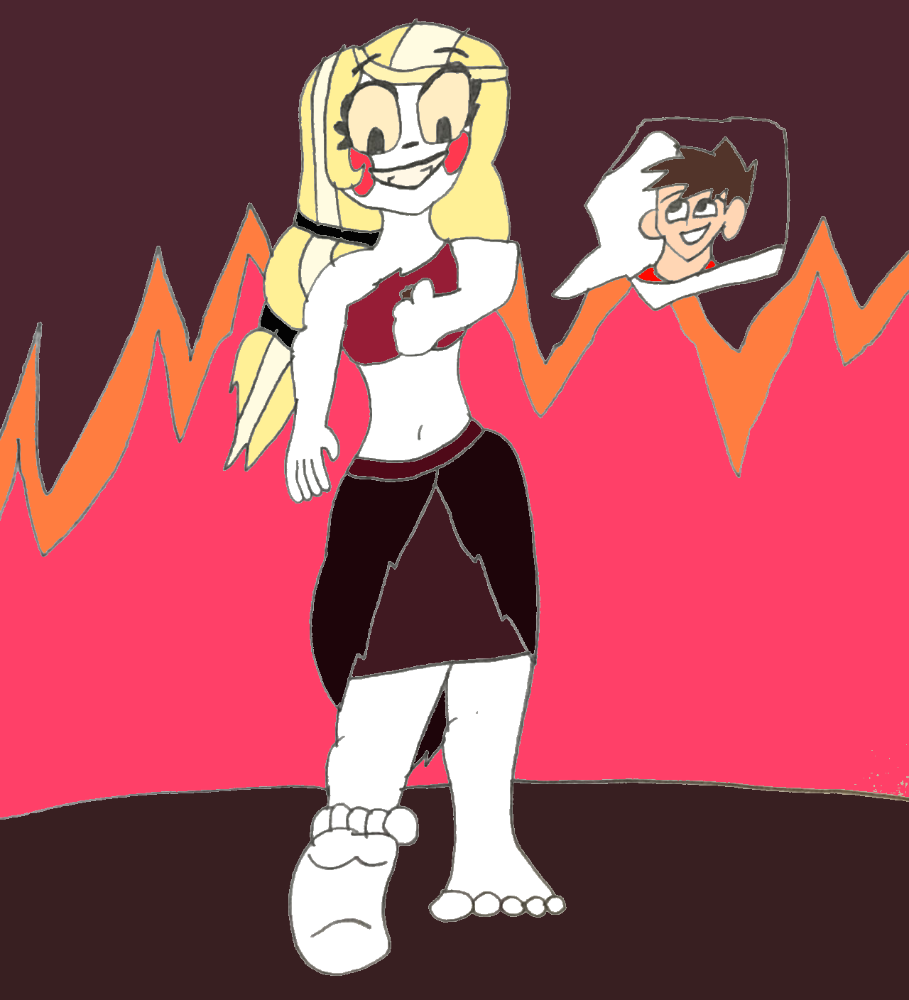 Strolling With Giantess Charlie by SuperSaiyanPlusUltra on DeviantArt