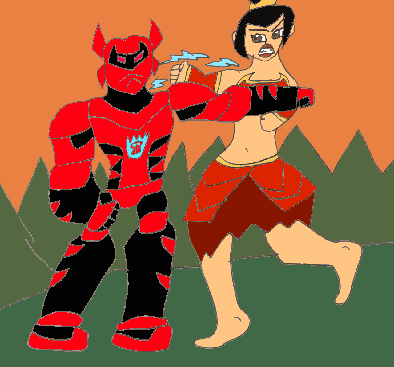 Kyle Vs Azula by SuperSaiyanPlusUltra on DeviantArt