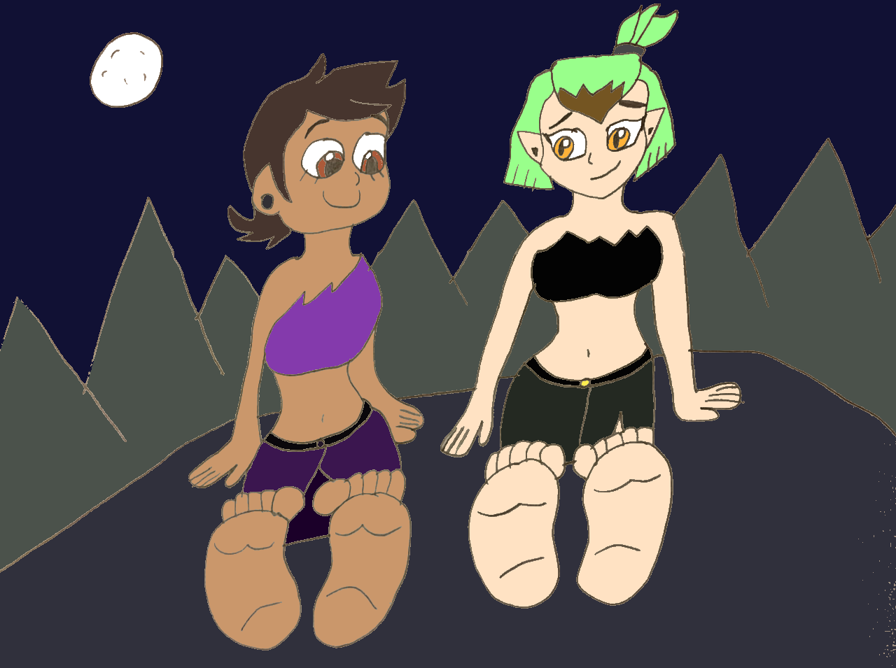Luz and Amitys Date Night by SuperSaiyanPlusUltra on DeviantArt