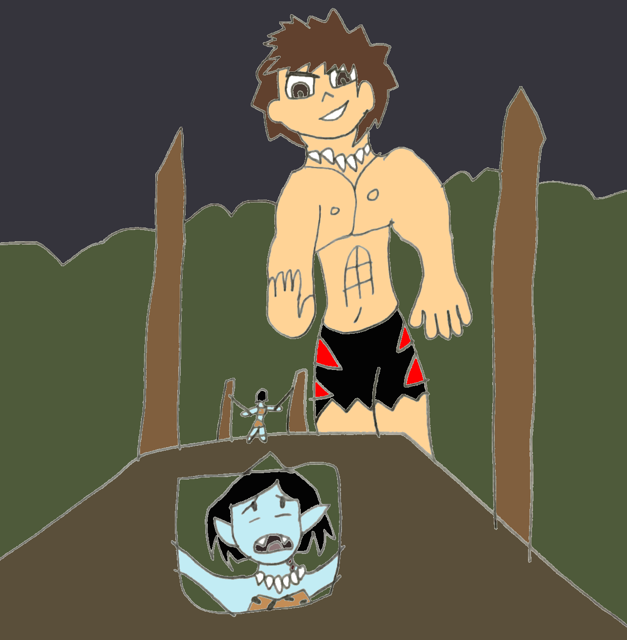 King Kyle AU - Offering To A Saiyan Giant by SuperSaiyanPlusUltra on ...