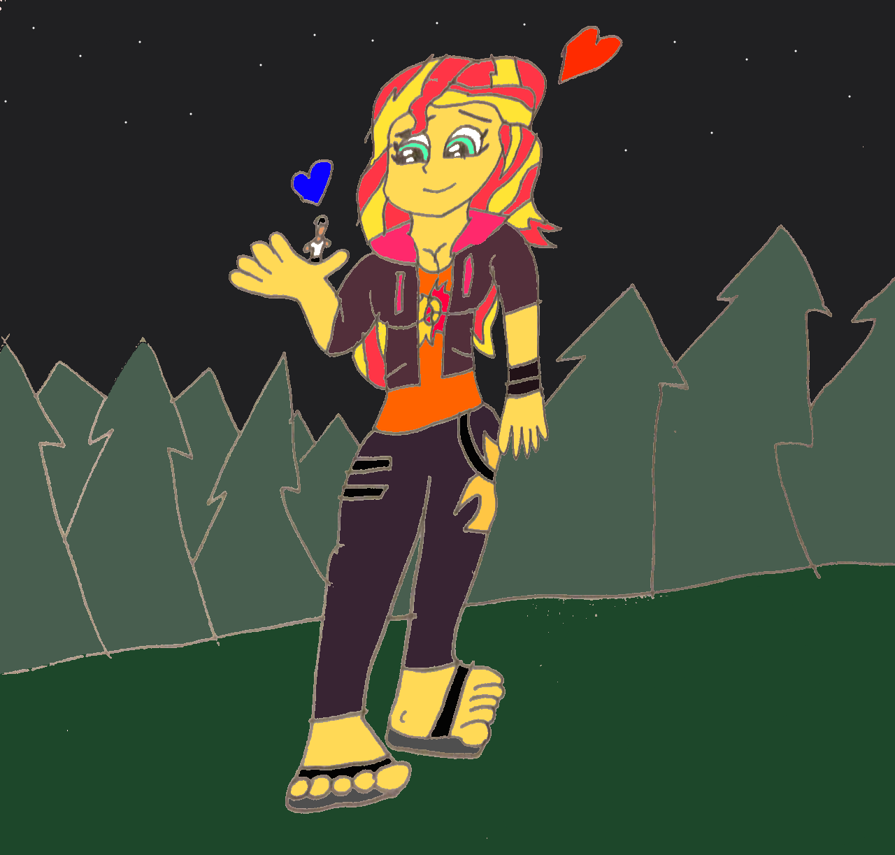 Alejandro Out With Giantess Sunset by SuperSaiyanPlusUltra on DeviantArt