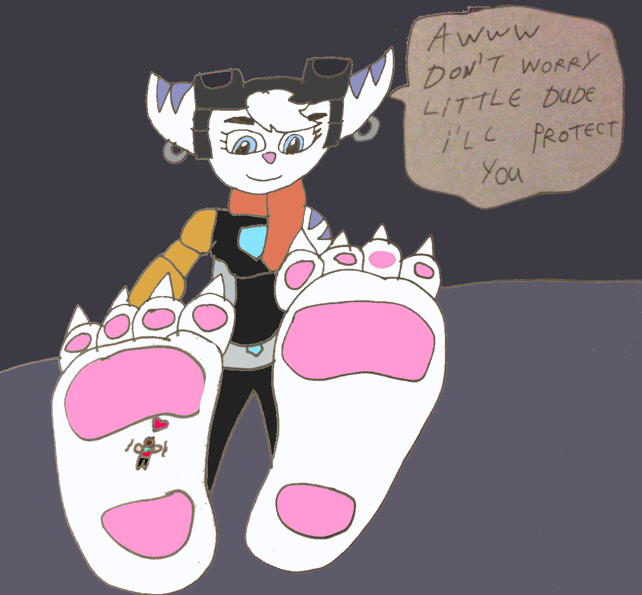 At Rivets Feet by SuperSaiyanPlusUltra on DeviantArt