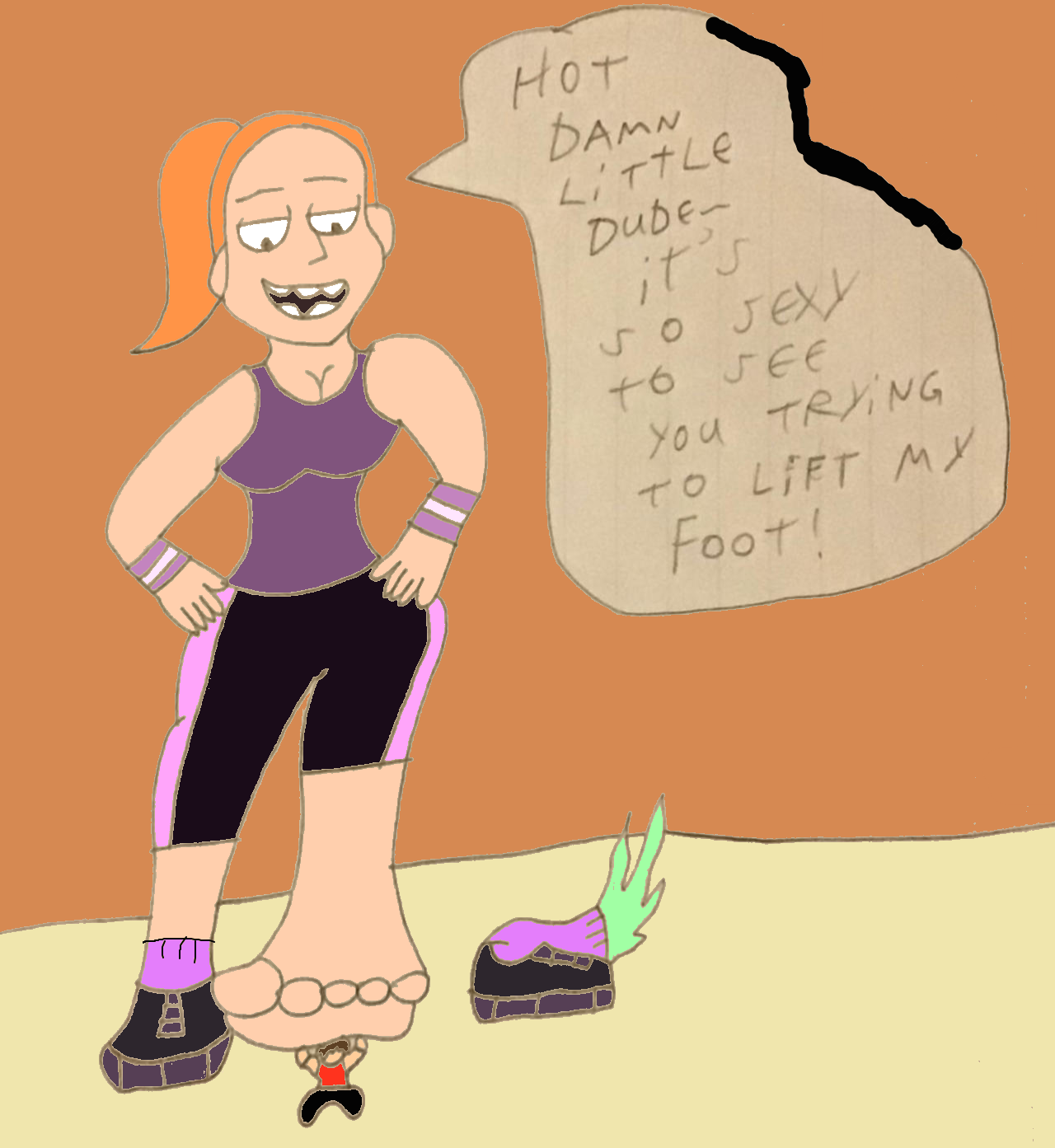 At The Gym With Giantess Summer by SuperSaiyanPlusUltra on DeviantArt