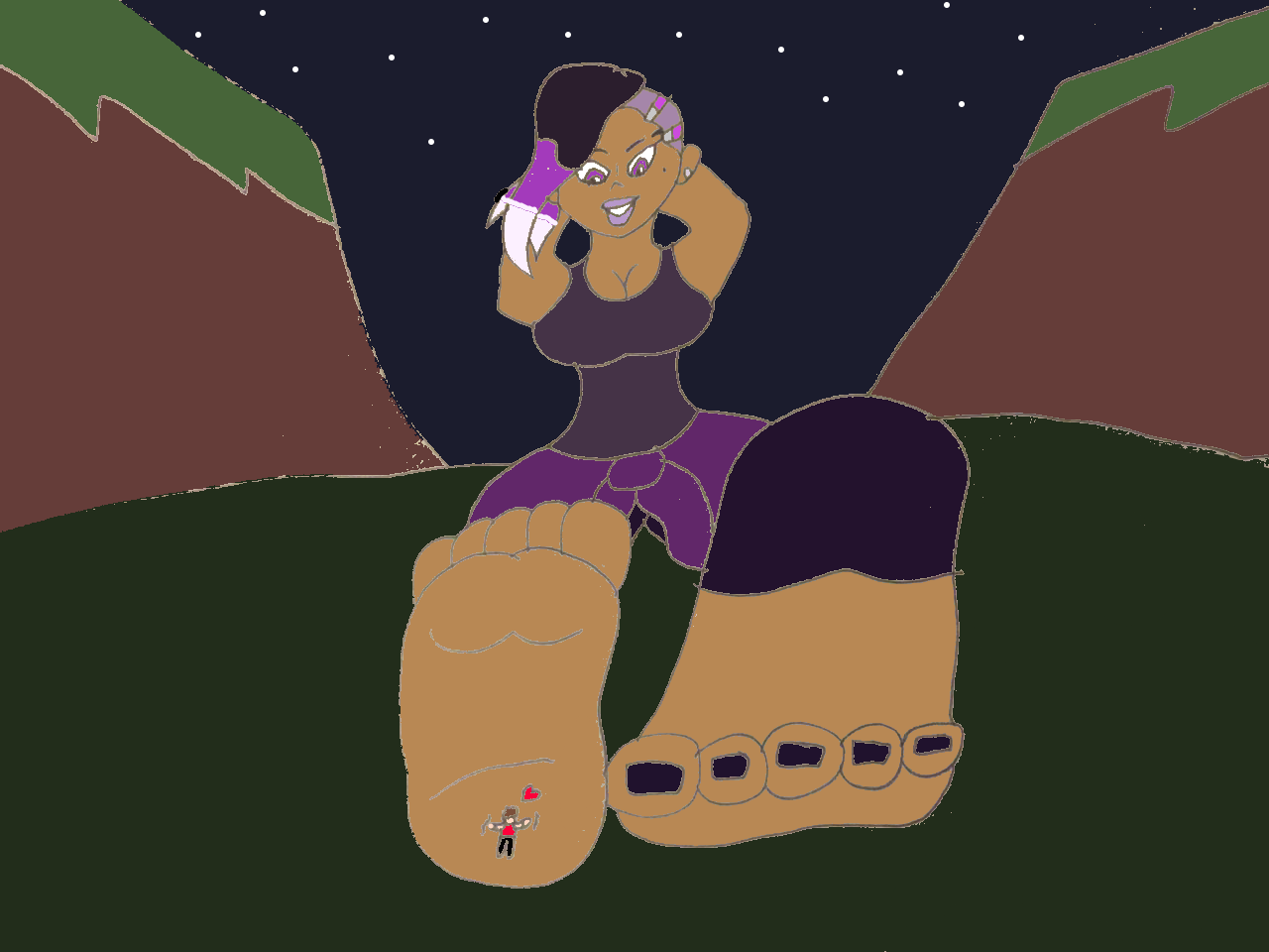 Rubbing Giantess Sombras Soles by SuperSaiyanPlusUltra on DeviantArt
