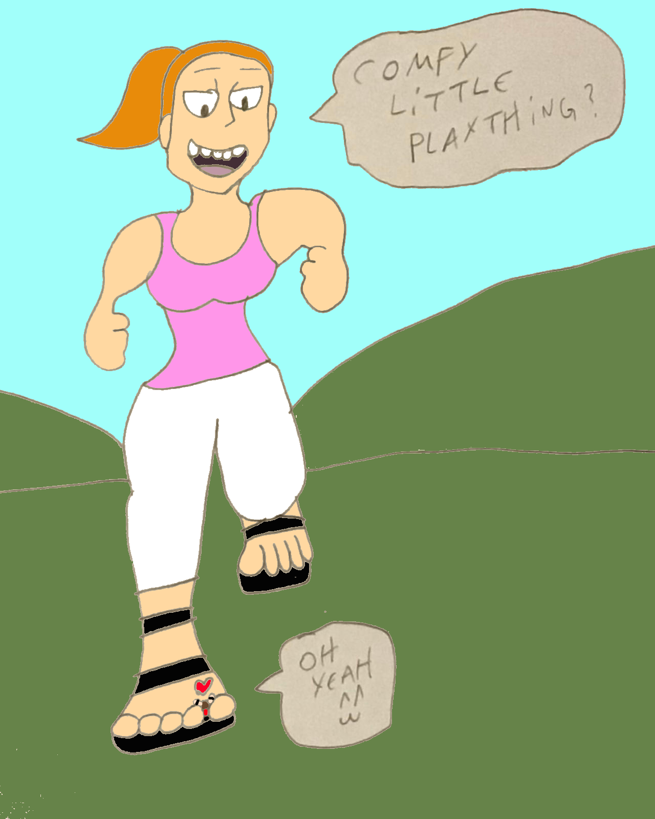 Strolling With Giantess Summer by SuperSaiyanPlusUltra on DeviantArt