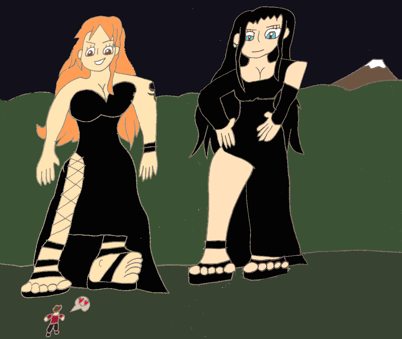 Double Date With Nami And Nico Robin by SuperSaiyanPlusUltra on DeviantArt