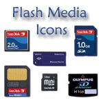 Flash Media Icons