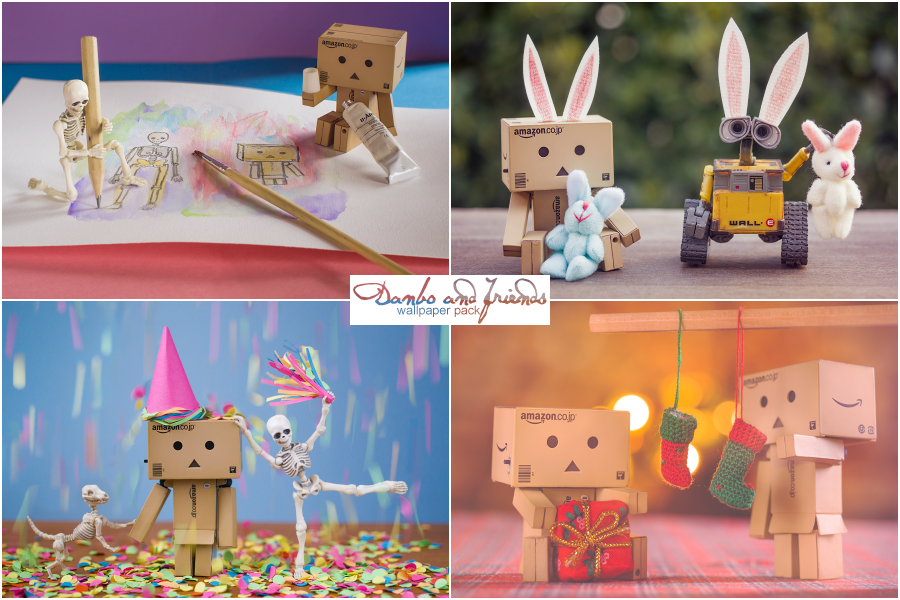 Danbo and Friends Wallpaper Pack