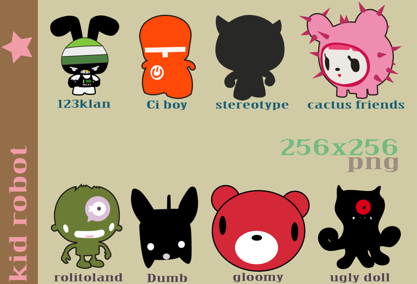 KIDROBOT vol. 1 by egolatra on DeviantArt