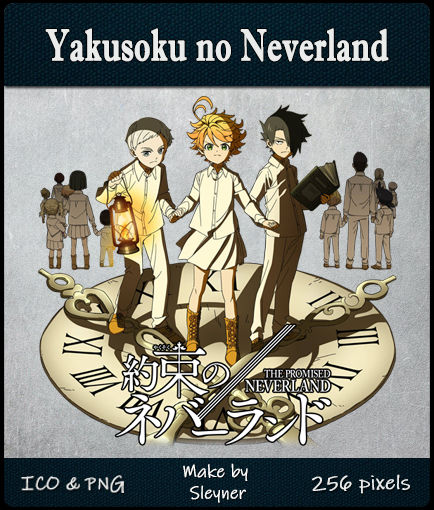 Yakusoku No Neverland Anime Icon By Sleyner On Deviantart