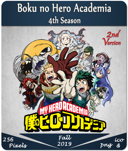 Boku No Hero Academia 4th Season V2 Anime Icon By Sleyner On Deviantart
