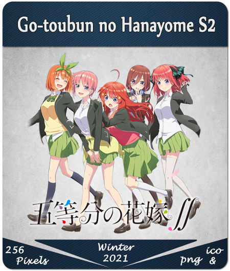 Go-toubun no Hanayome Season 2 - Anime Icon by Sleyner on DeviantArt