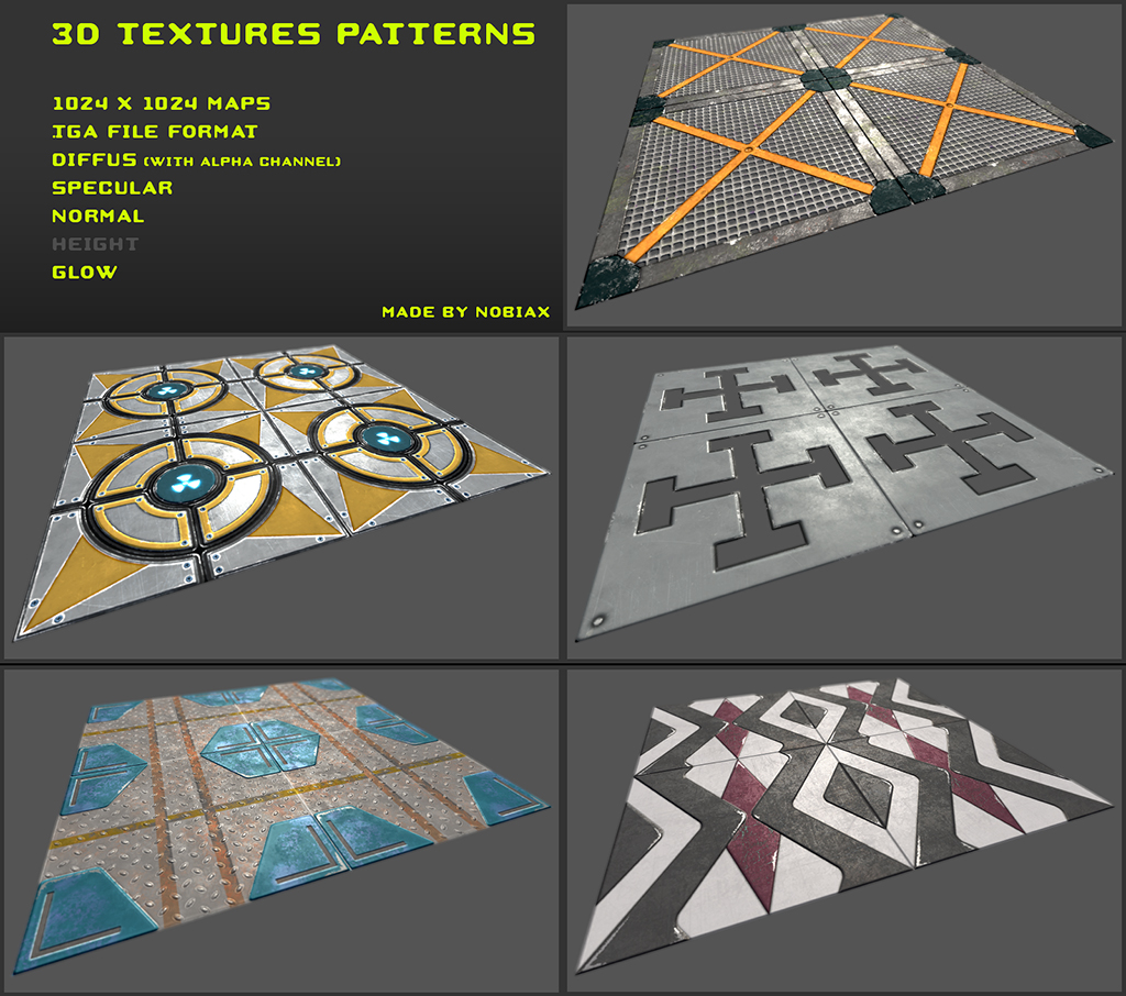 Free 3D Textures Pack 01