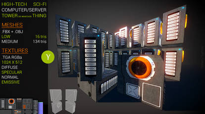 Hi-Tech Sci-Fi IT thing