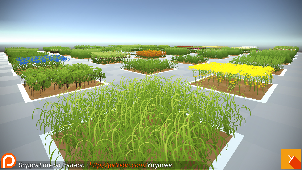 [Free] Stylized LawnGrassWeeds