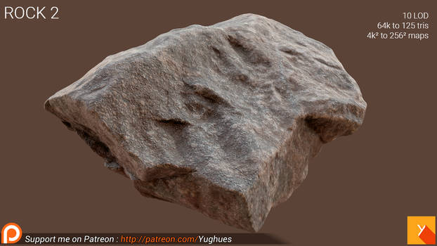 [Free] Photogrammetric Rock 2