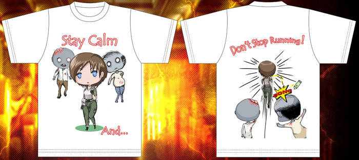 'Rebecca Run!' T-Shirt Design (Final)