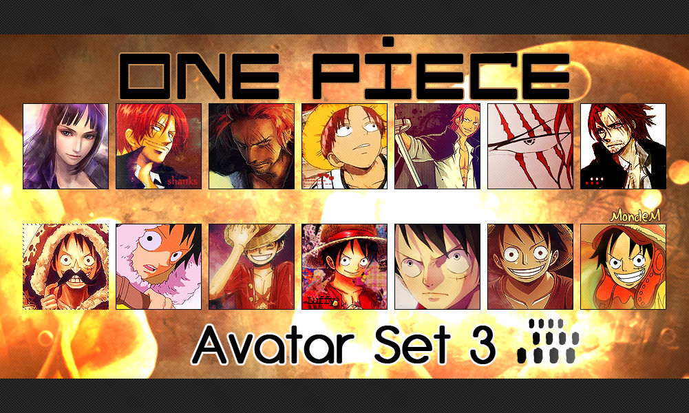 One Piece Avatar Set 3 by MondeM on DeviantArt