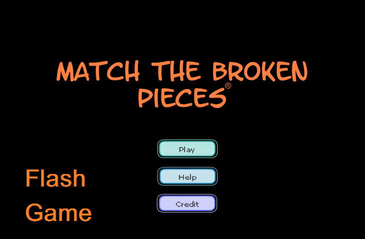 W-GAMES/ Match the Broken Pieces (Flash Game)